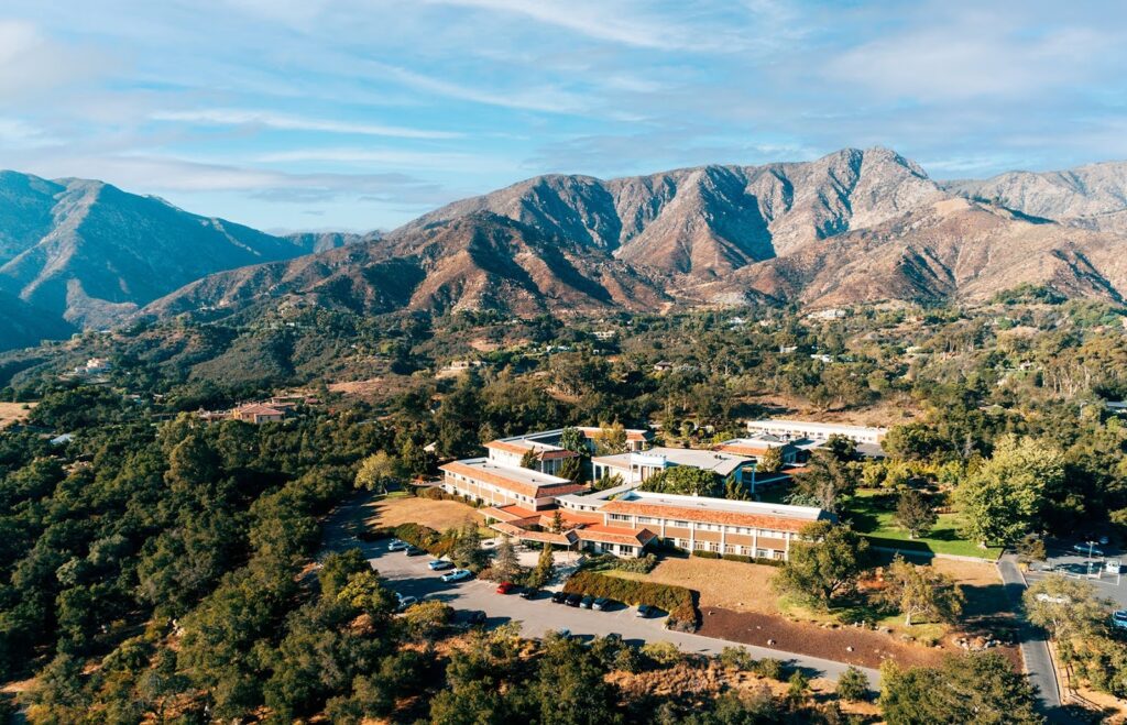 aerial of Silent Stay Meditation Center